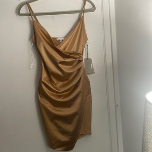champagne gold dress size small